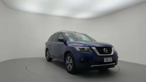 2017 Nissan Pathfinder R52 MY17 Series 2 ST-L (4x4) Blue Continuous Variable Wagon