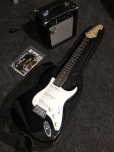 SX Electric Guitar and 10-Watt Guitar Amplifier