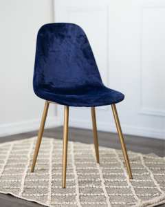 Wanted: 2 X Velvet Blue Dining Chair 