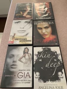 6 DVD movies of Angela Jolie