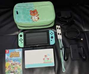Limited edition animal crossing nintendo switch Bundle-$400 firm