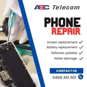 we fix phones iPhone galaxy Same Day quick repairs ABC Telecom