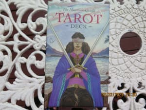 PACK OF SHARMAN-CASELLI TAROT DECK COMPLETE, CARDS, BOOK