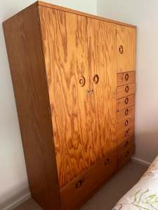 Large wooden wardrobe