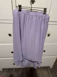 Lilac Purple Midaxi Skirt