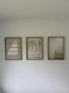 Framed light prints art