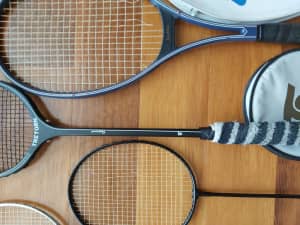 Badminton, Squash and Tennis Racquets