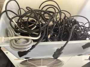 Computer Power Cables & 2 Pin Power Cables. All $2 each