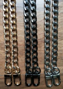 Brand new hand bag chain purse straps - 60cm or 110cm detachable chain