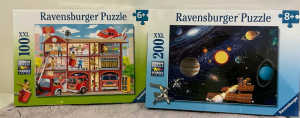 ***NEW*** Ravensburger Puzzles Fire Rescue and Space XXL Size