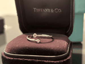 Tiffany & Co Elsa Peretti Diamond Hoop Ring !BRAND NEW IN BOX!