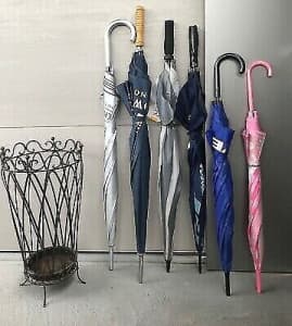 Assorted outdoor umbrella for any seasons and or umbrellas stand