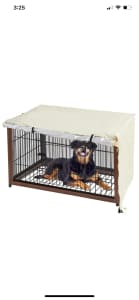 Used Pet Crate with Cover urgent sale 