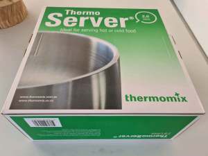 Thermomix Thermoserver 2.6L Stainless Steel Round Server NEW