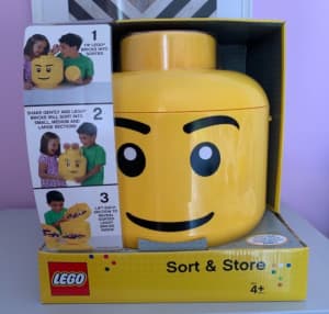 Lego storage head discount sort and store