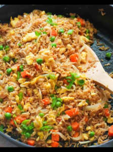 Thai vegetable and egg fried rice