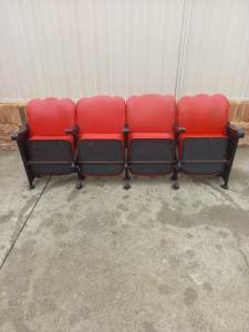 Chairs from a picture theatre for sale. $400