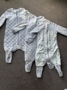 Love to dream sleep suits 2.5tog size 1 x3