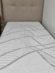 SINGLE BED frame and SEALY mattress