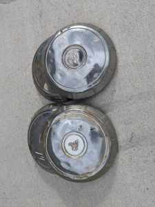 Holden chrome wheel hub caps
