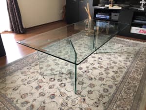 Freedom glass coffee table.