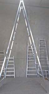 4.8-5.06m new trestle ladder Australian aluminium scaffold Tasmania