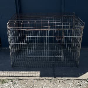 Massive Transportable Metal Cage Animals Big Dogs Cats Rabbits