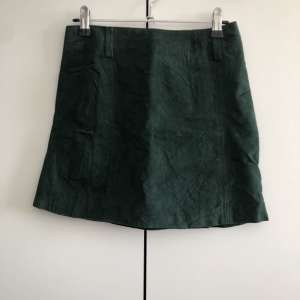 Zara Forest Green Aline Mini Skirt Size XS