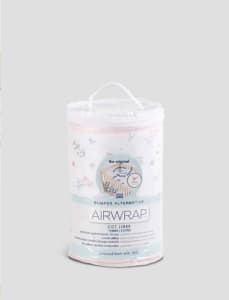 Bnib Airwrap muslin mesh cot bumper alternative RARE pink floral