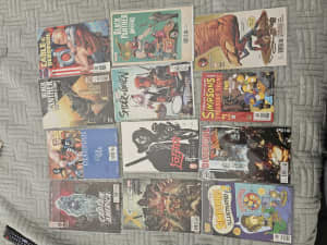 A heap of random comic books