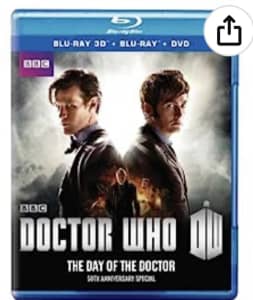 Doctor Who Day Of The Doctor 50th Anniversary Bluray