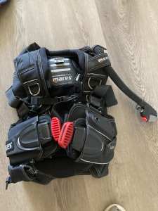 Scuba bcd mares trim weight xs