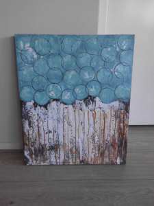 PAINTING ON CANVAS CIRCLES
