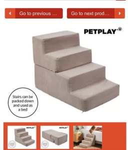 Stairs easy up pet stairs (bought Aldi)