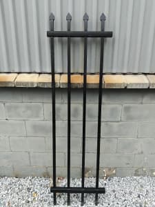 wrought iron heavy duty powder coated fence panel