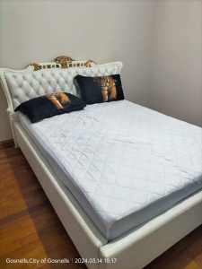 Queen bed base and bedhead