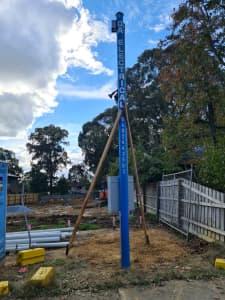 Builders Temporary Electrical Power Pole For Hire
