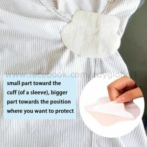 Sweat Absorption Pad Stickers Underarm Antiperspirant Patch