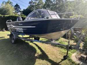 4.2m Bluefin Discovery Boat and Trailer For Sale