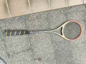 Vintage Geoff hunt squash racket racquet 