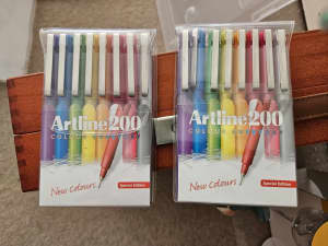 Artline200 fineline pens 