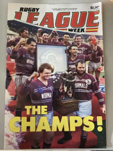 Rugby League Week 1987 September Grand Final issue Manly