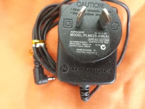 Motorola 3.6v 600ma AC/DC Power Supply Adapter PLM02S-036(A)