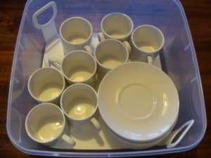 Expresso Coffee Cups & Saucers - Maxwell Williams - 8 Sets $40