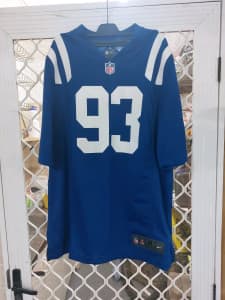 NFL on Field Reebok Men's Blue Detroit Lions #90 Suh Jersey Sz L