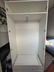 White wardrobe cupboard