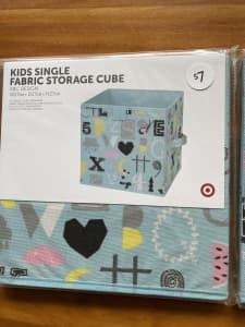 Storage Cubes x 2 Brand New