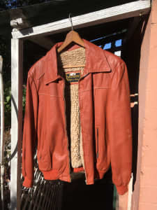 Leather Jacket Men’s Fleecy Lined in Marrickville