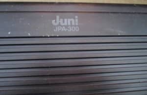 CAR STEREO AMPLIFIER JUNI JPA-300 150Wx2 BRIDGEABLE