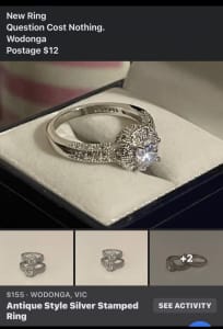 BRAND NEW Gorgeous antique style Ring